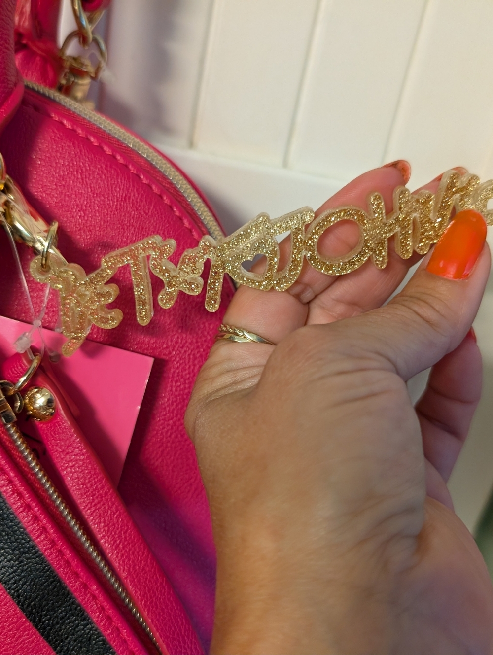 Nwt Betsey Johnson First Kiss Satchel - Picture 6 of 16
